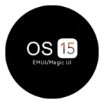 Logo of OS 15 Dark EMUI/Magic UI Theme android Application 