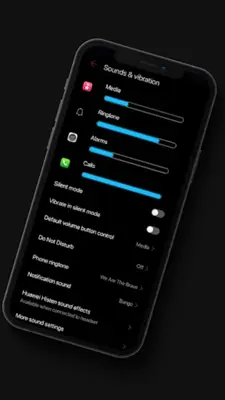 OS 15 Dark EMUI/Magic UI Theme android App screenshot 1